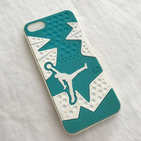 iPhone 5/5s/SE Abstract Basketball Phone Case Green Turquoise White - Picture 1 of 7